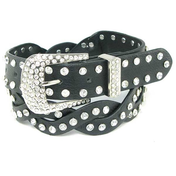 Crystal- 38" Plus size Belt new - Picture 2 of 2